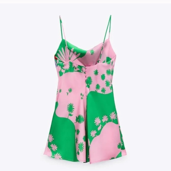 NWT ZARA Satin Effect Dress XS Blogger’s Favorite - Picture 5 of 9